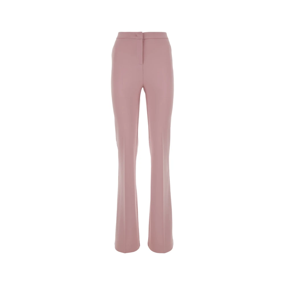 Pinko Straight Trousers Pink Dames