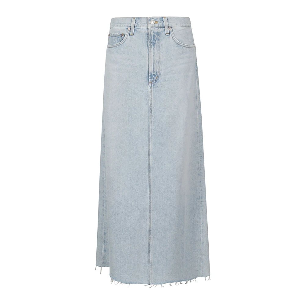 Agolde High-rise denim shorts Blue Dames