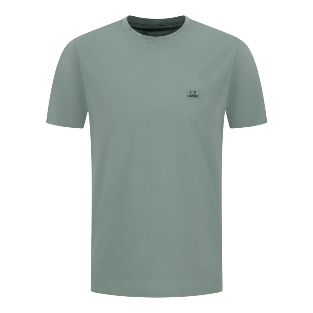 C.p. Company Men's Green Logo T-Shirt - T-Shirts - M - Tops
