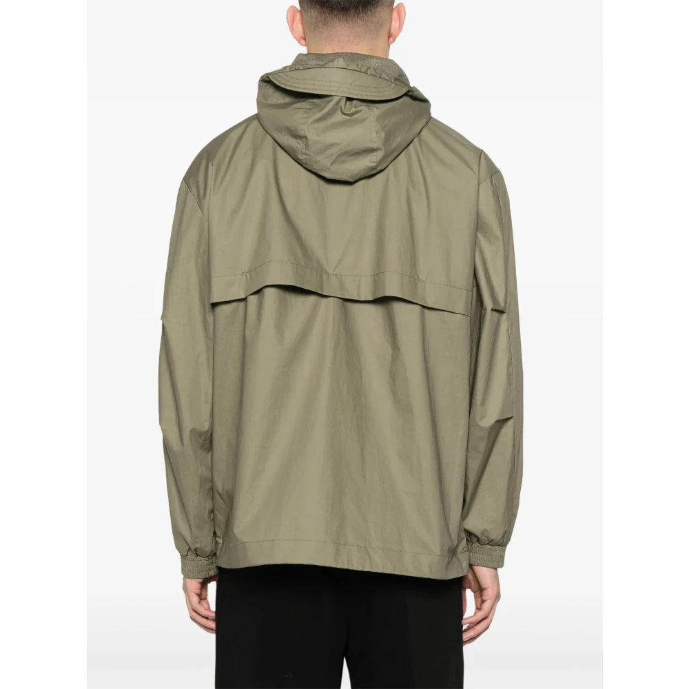 A.p.c. Katoenen Hoodie Jas Green Heren