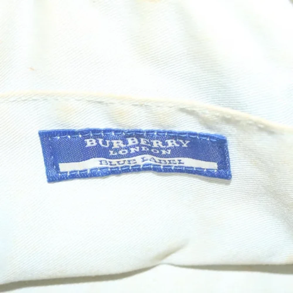 Burberry Vintage Pre-owned Canvas shoulder-bags Beige Dames