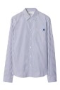 chemise-bleue-button-up-avec-b-shield