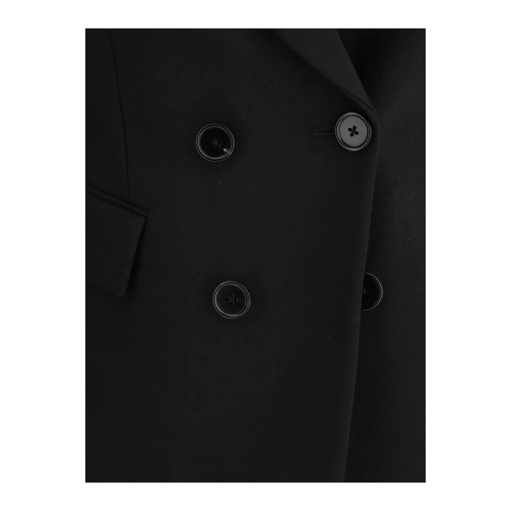 Chloé Wollen Blazer met Peak Revers voor Vrouwen Black Dames