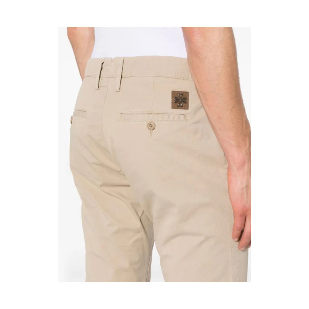 Jacob Cohën Sportieve Bobby Broek Beige Heren