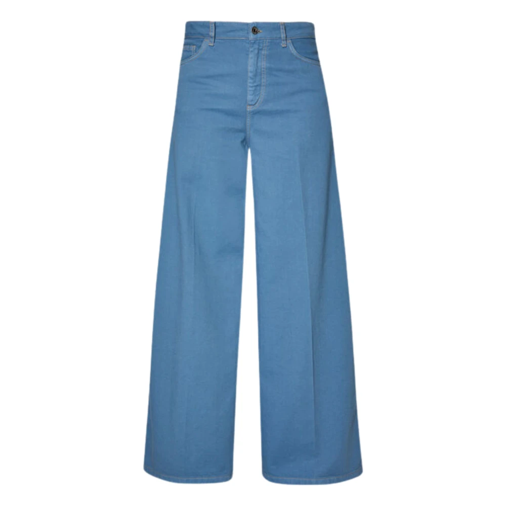 Liu Jo Lichtblauwe Flare Broek Blue Dames