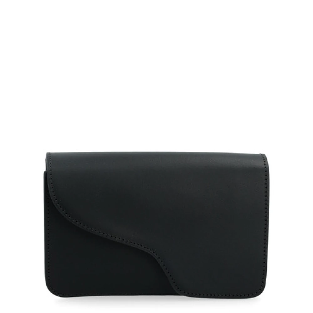 ATP Atelier Zwarte Leren Sandalen Black Dames