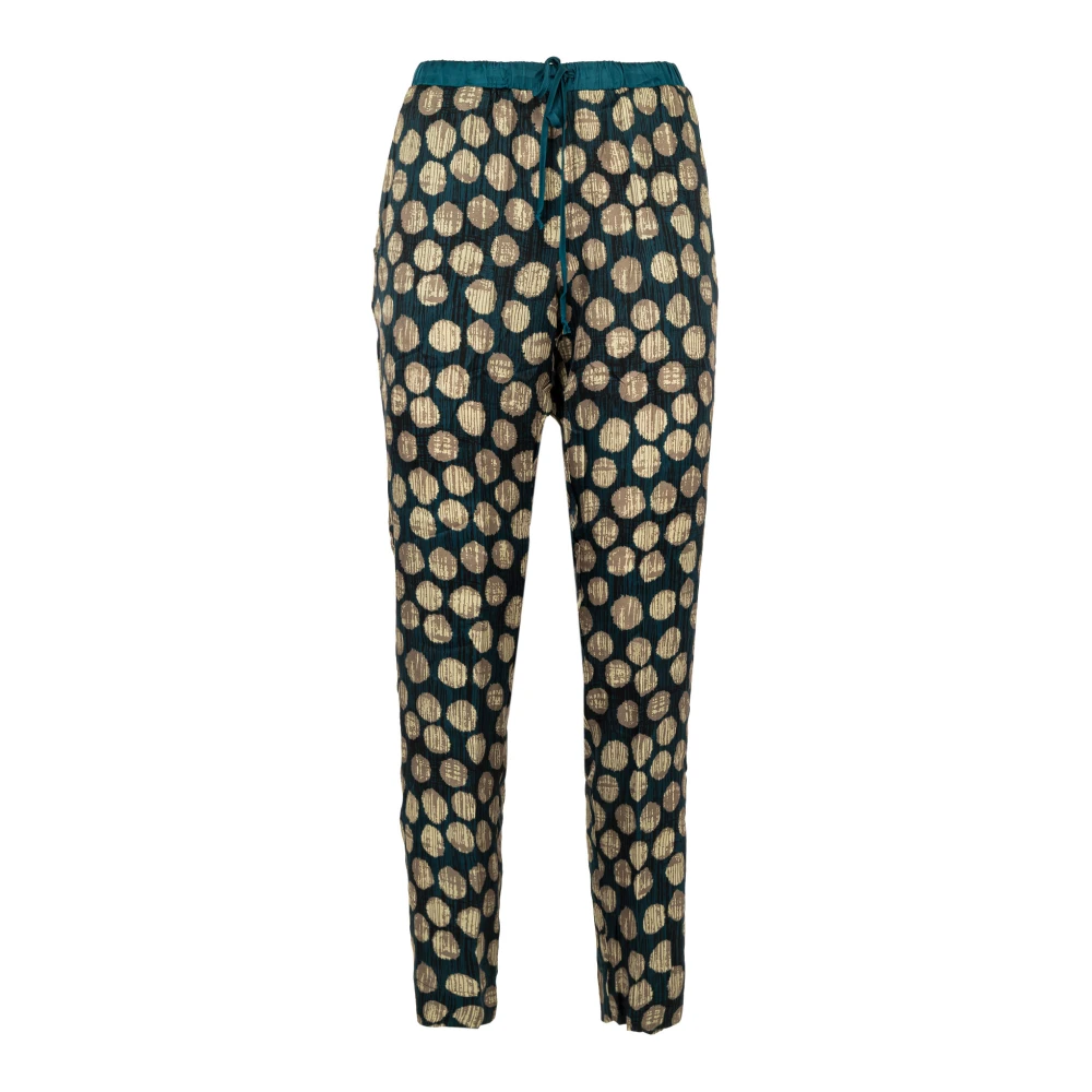 Manila Grace Sportieve Groene Damesbroek Outlet Prijs Green Dames