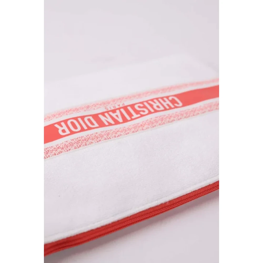 Dior Vintage Pre-owned Cotton dior-bags White Dames