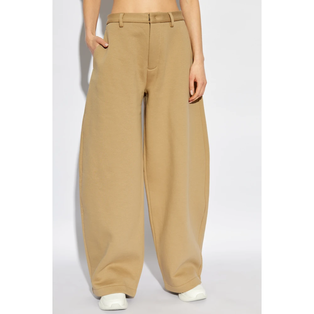 Dsquared2 Wijde broek Beige Dames