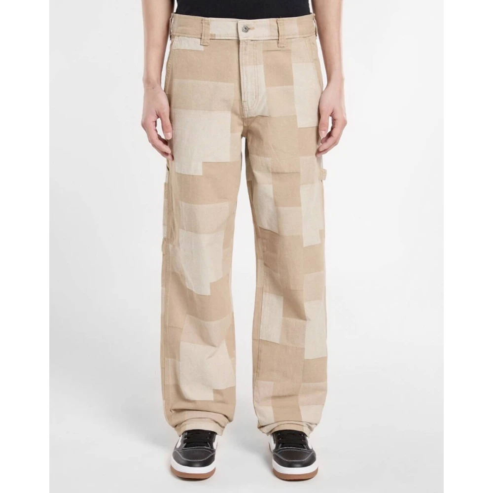 Dickies Jacquard Carpenter Pant Desert Sand Beige Heren