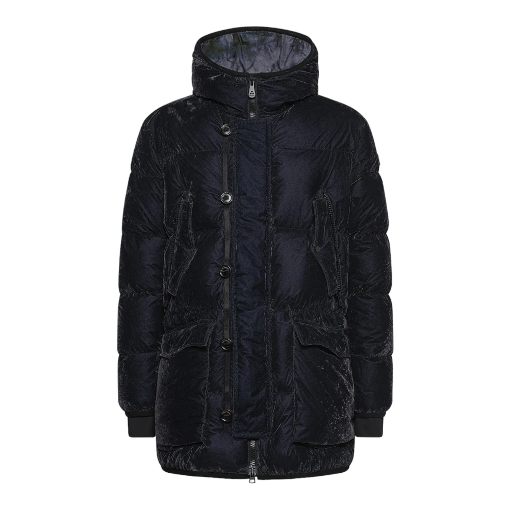 Peuterey Blauwe Winterjassen Blue Dames