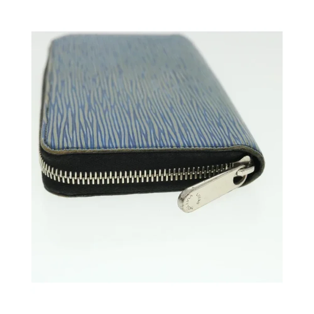 Louis Vuitton Vintage Pre-owned Leather wallets Blue Dames