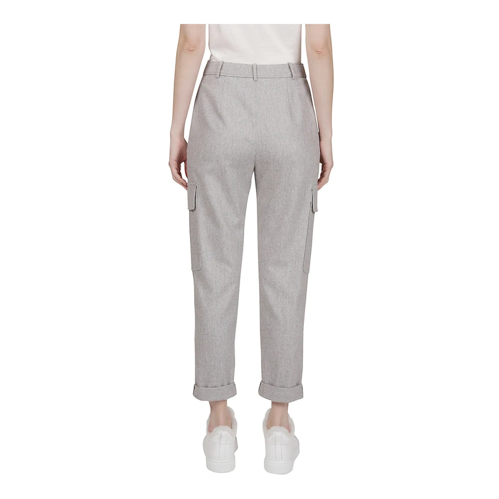 Eleventy Kasjmier Combat Broek Gray Dames