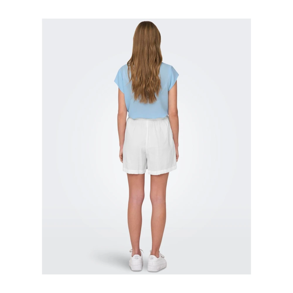 Only Iris Modal Shorts voor Dames White Dames