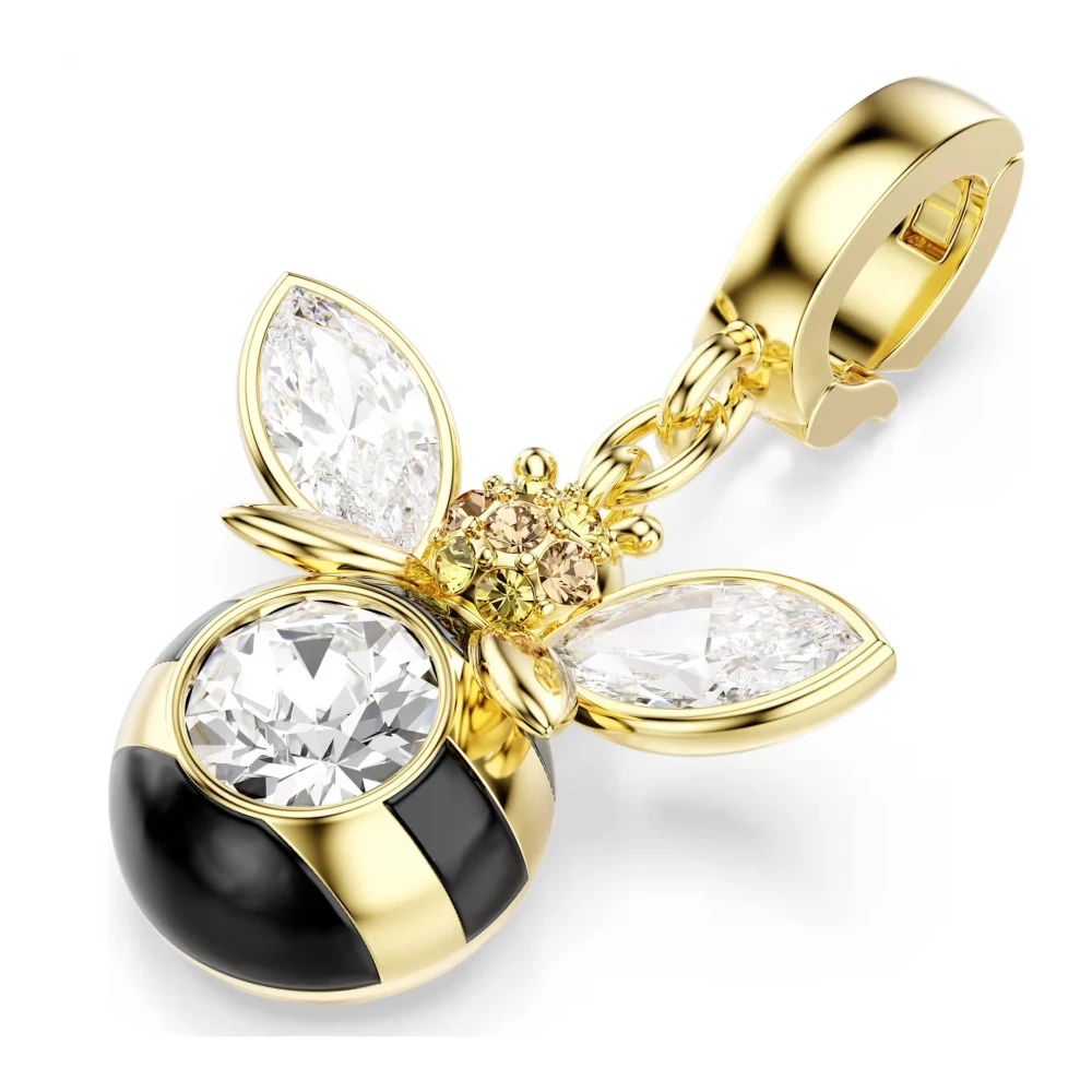Swarovski Idyllia Charm Mixed Cuts Bee Multicoloured 18K Gold Finish - Image 4