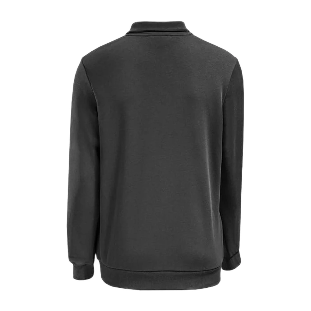 Puma Katoenen sweatshirt met rits en logo Black Heren