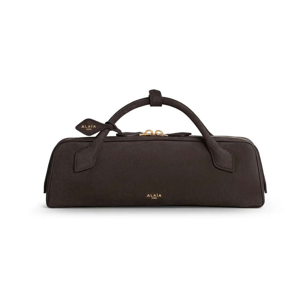 ALAÏA | Pochette con manico Le Teckel marrone scuro | Donna | PZ - Immagine 8
