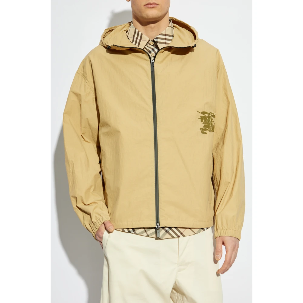 Burberry Jas met logo Beige Heren