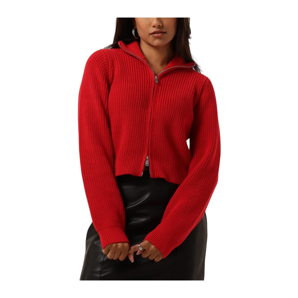 ENVII Dames Truien & Vesten Enbessie Ls Cardigan 5190 Rood