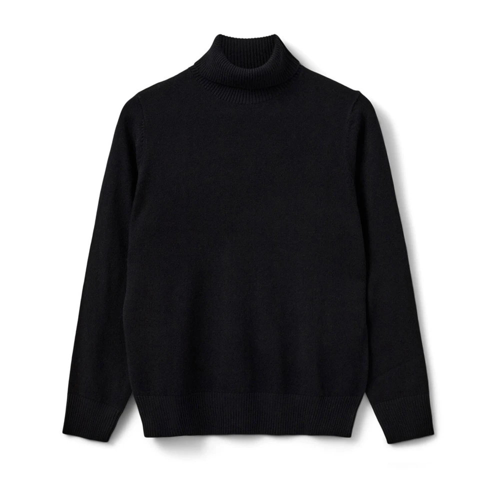 Sofie Schnoor Zwarte Wollen Sweater Nellsw Stijl Black Dames
