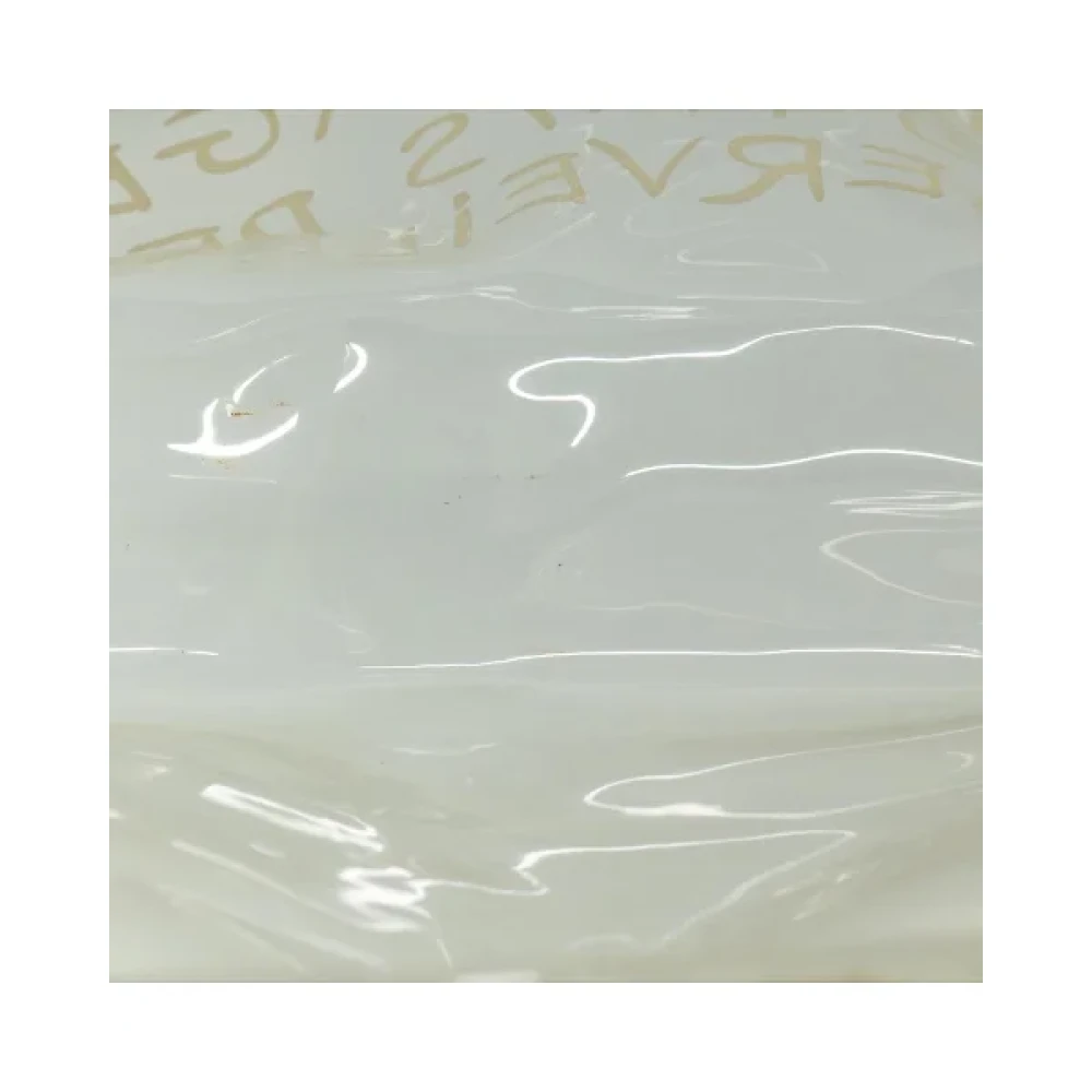 Hermès Vintage Pre-owned Fabric handbags White Dames