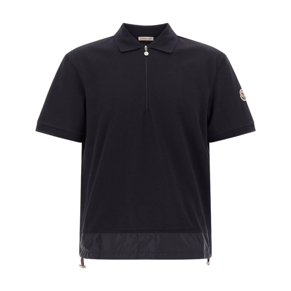 Moncler Blue Polo Shirts, Male, Xl, Polo Shirt