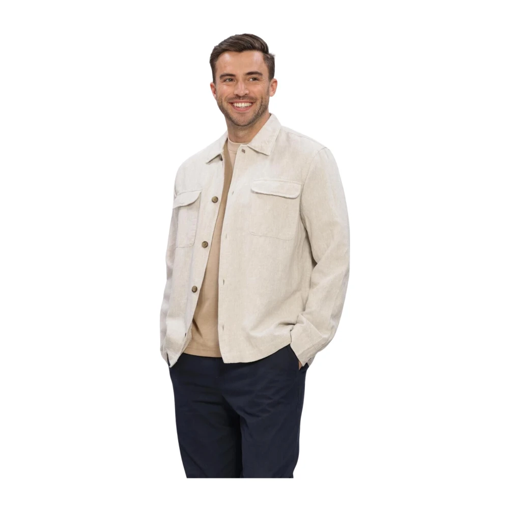 Selected Homme , Herren, Jacken, Beige, 2XL