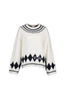 Fairisle Ullstickad Tröja