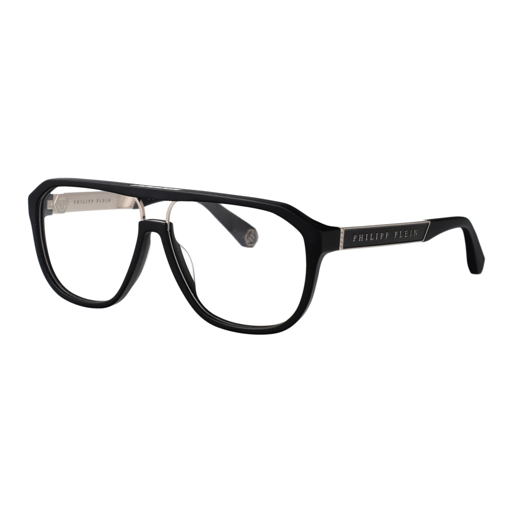 Philipp Plein Militaire Optische Stijl Zonnebril Black Heren