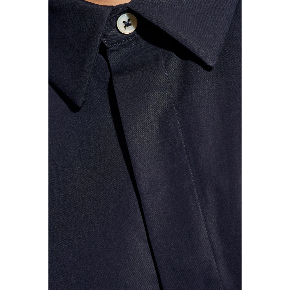 Jil Sander Katoenen shirt Blue Heren