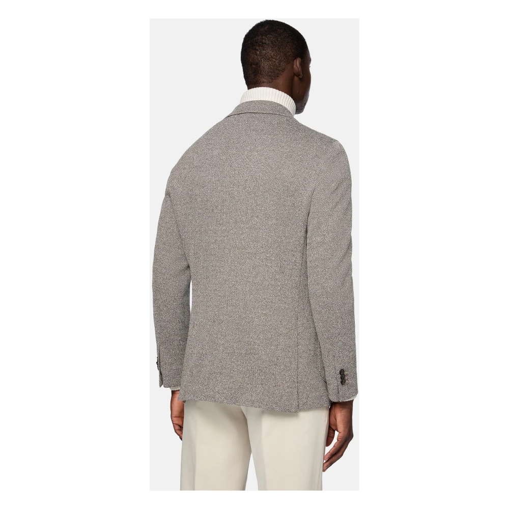 Boggi Milano B Jersey Jas Beige Heren