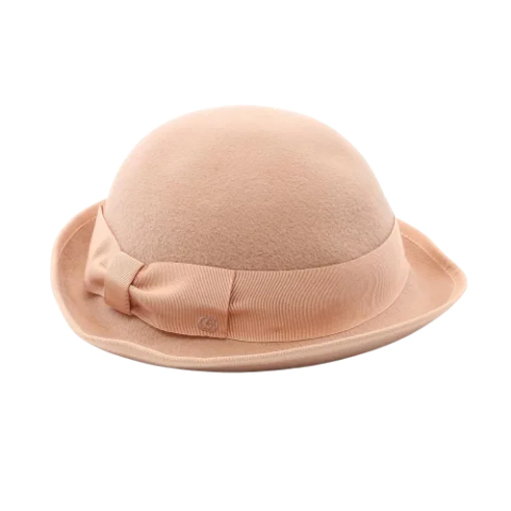 Gucci Vintage Pre-owned Felt hats Pink Dames