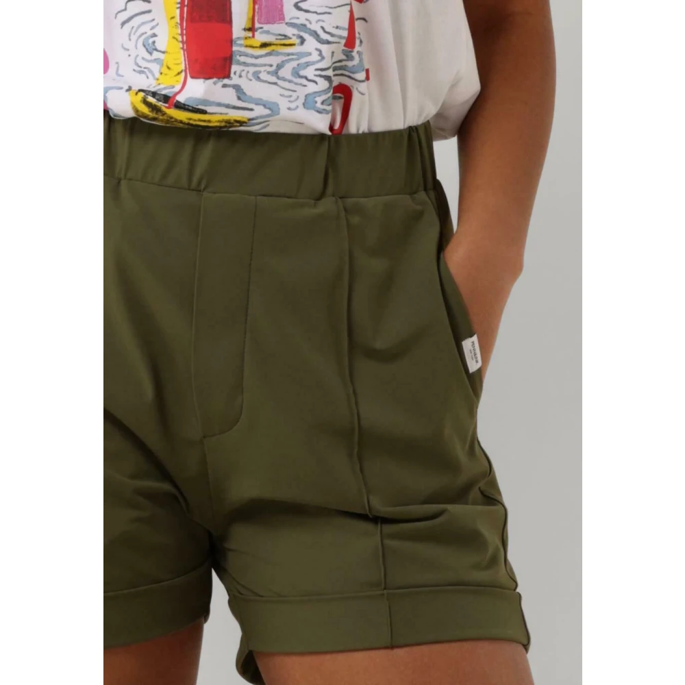 Penn&Ink N.Y Groene Shorts voor Zomerse Look Green Dames