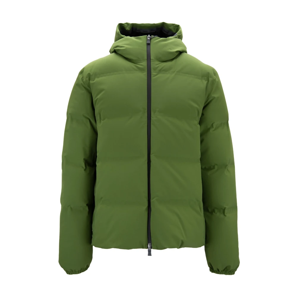 Herno Zip-Up Donsjas Green Heren