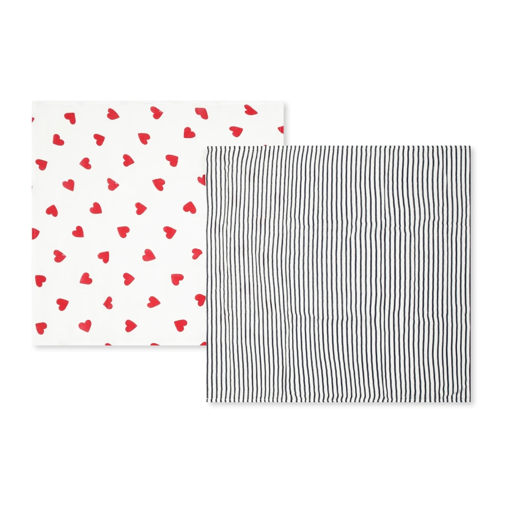 Petit Bateau Multicolor Mussenset met Harten en Strepen Multicolor Unisex