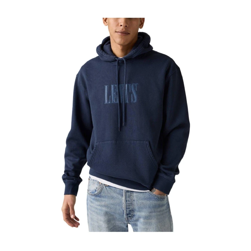 Levi's Blue Hoodie - Male - Hoodies - L - Sweatshirts & Hoodies