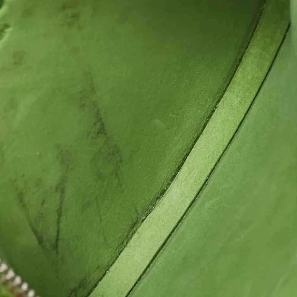Jacquemus Pre-owned Suede wallets Green Dames
