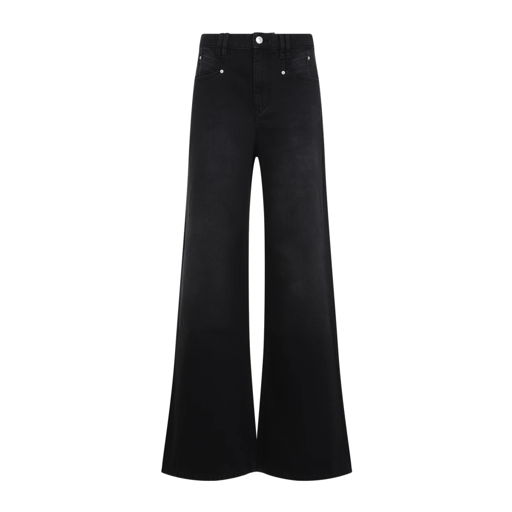 Isabel marant Lemony Jeans voor vrouwen Black Dames
