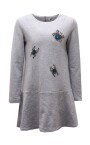 robe-en-coton-grise