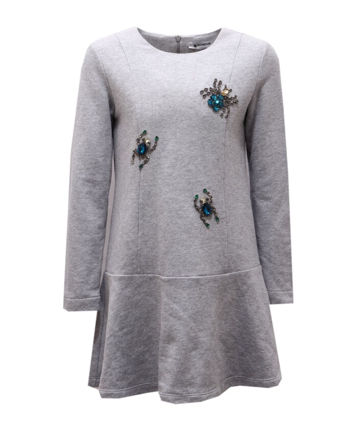 robe-en-coton-grise