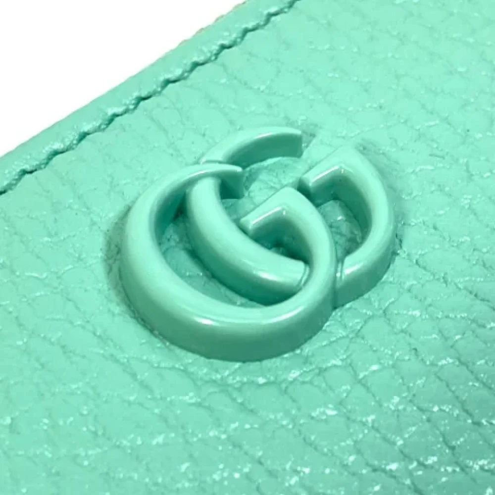 Gucci Vintage Pre-owned Leather wallets Green Dames