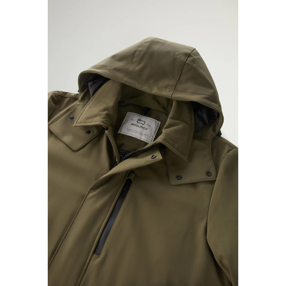 Woolrich Groene Urban Tech Softshell Jas Green Heren