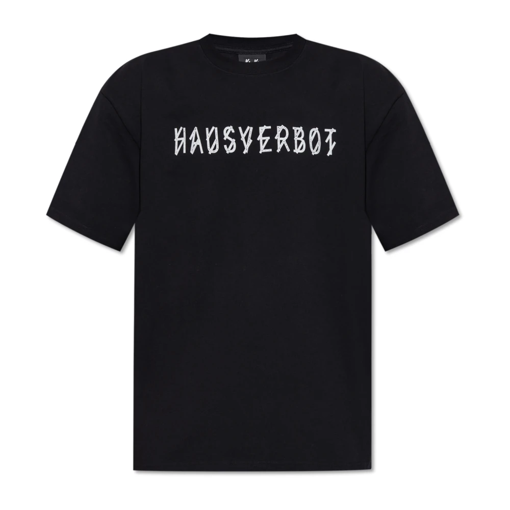 44 Label Group Zwarte T-shirt stijl voor mannen Black Heren