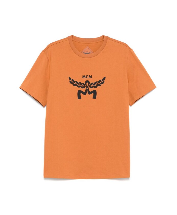 brown-logo-print-crew-neck-t-shirt