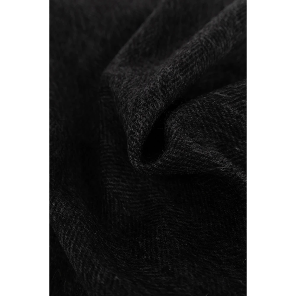 Salvatore Ferragamo Kasjmier sjaal Black Heren