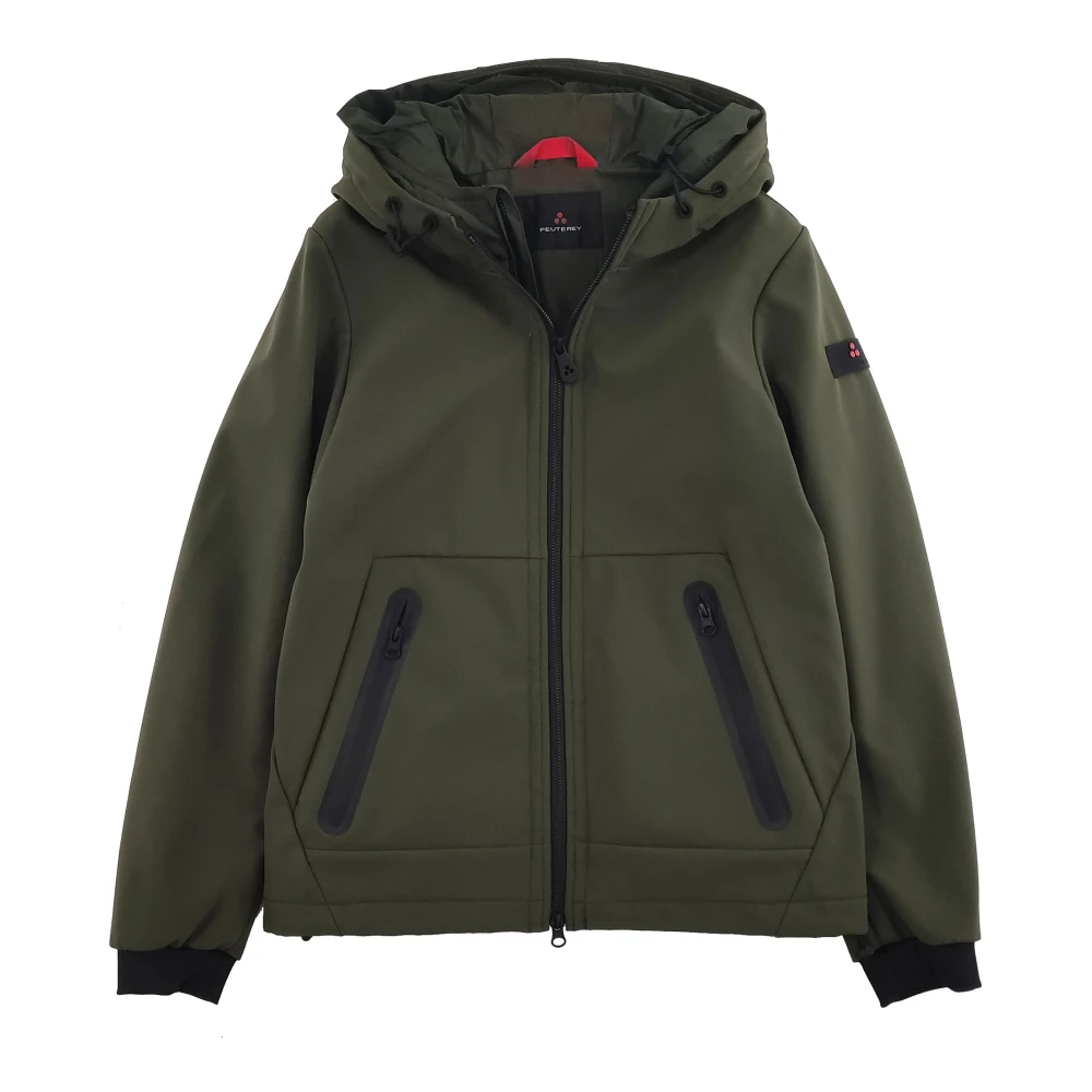 Peuterey Boys Green Breme Ta Jacket - Light Jackets - 10 Y - Kids