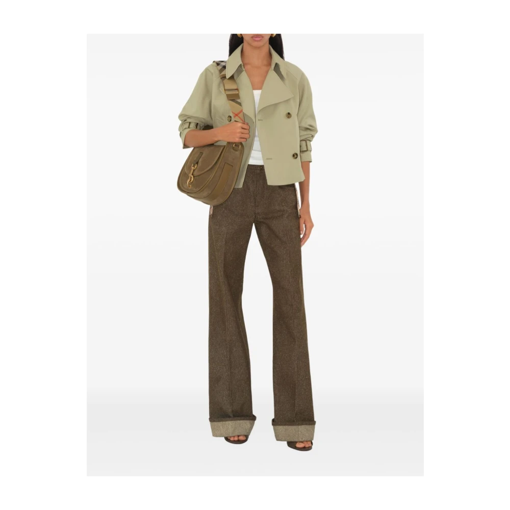 Burberry Stijlvolle Tassen Collectie Green Dames