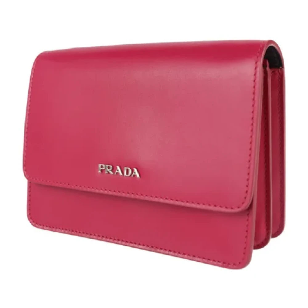Prada Vintage Pre-owned Fabric prada-bags Pink Dames