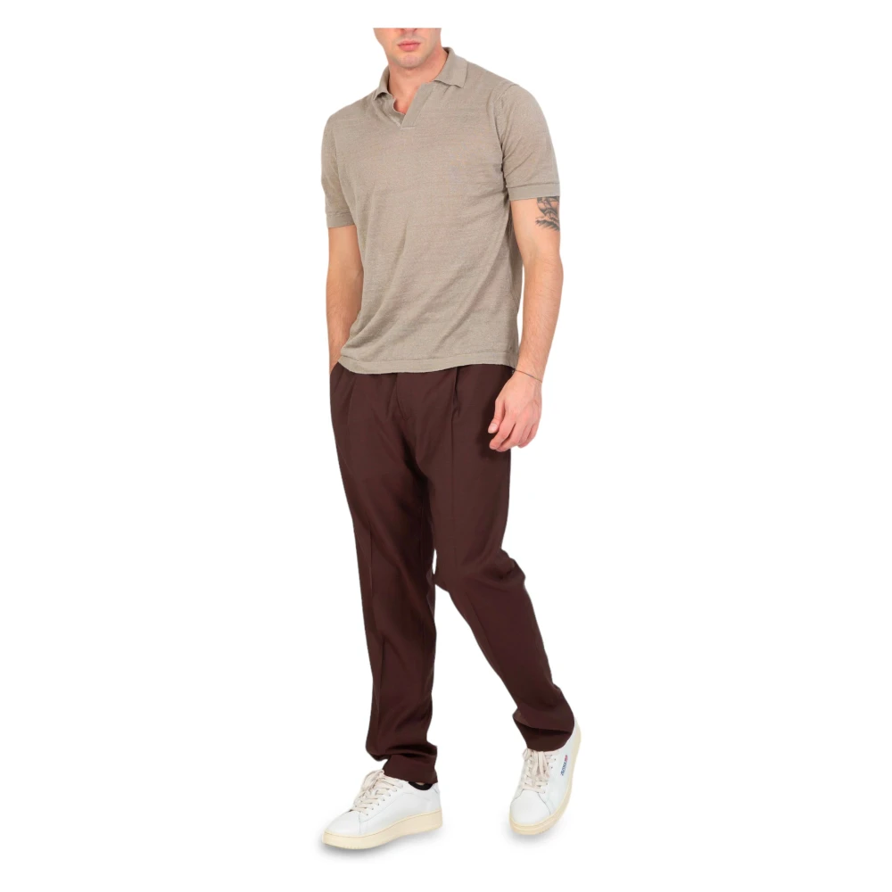 Briglia Elastische taillebroek voor Wimbledon Brown Heren