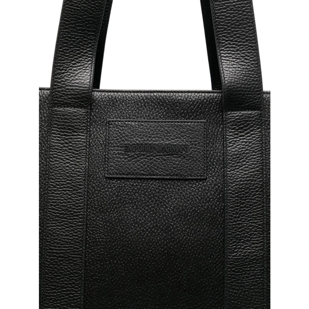 Emporio Armani Stijlvolle Winkelzak Black Heren